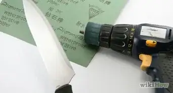 Sharpen a Knife With a Powerdrill and Sandpaper