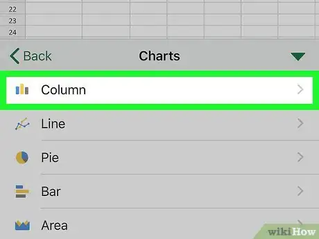 Image titled Create a Stacked Bar Chart in Excel on iPhone or iPad Step 9