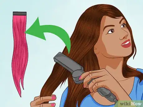 Image titled Color Streak a Ponytail Step 9