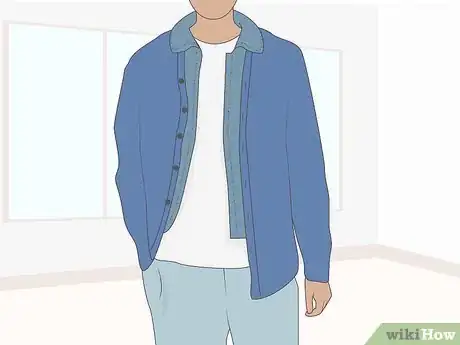 Image titled Wear a Denim Jacket in Winter Step 8