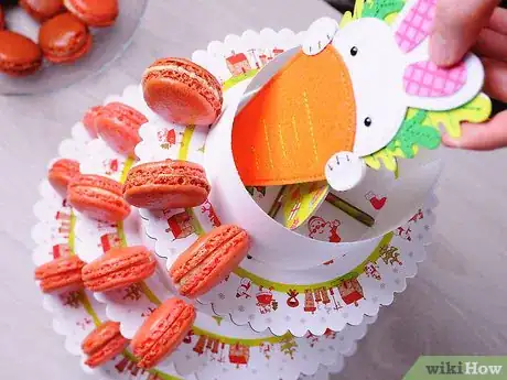 Image titled Make a Tiered Macaron Cake Step 20