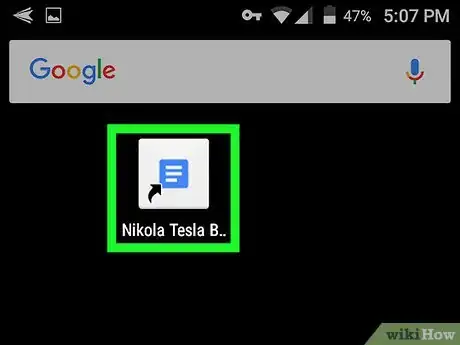 Image titled Create a Desktop Shortcut for Google Docs on Android Step 5