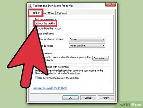 Image titled Lock the Windows 7 Taskbar Step 6