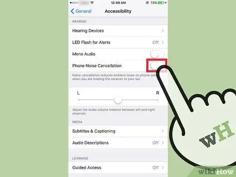 Image titled Disable Noise Cancellation on an iPhone Step 4