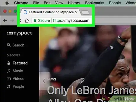 Image titled Cancel Your MySpace Account Step 1