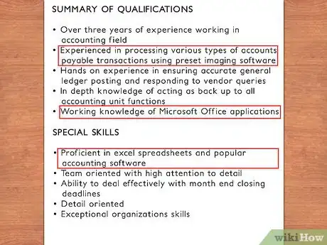 Image titled Write a CV for an Accounting Assistant Step 7