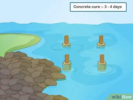 Image titled Install Posts in the Water for a Dock or Pier Step 14