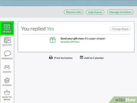 Image titled Print an Evite Invitation on iPhone or iPad Step 7