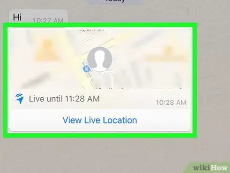 Image titled Find People's Location on WhatsApp on iPhone or iPad Step 10