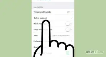 Delete an iPhone Calendar Subscription Account