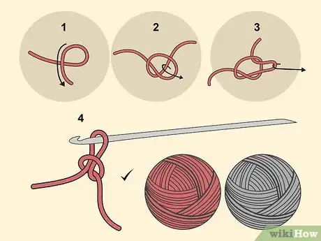 Image titled Crochet a Christmas Stocking Step 01