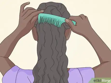 Image titled Put African American Hair in a Bun Step 13