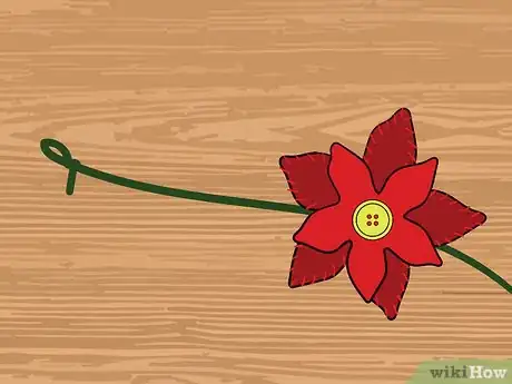 Image titled Make a Poinsettia Garland Step 26