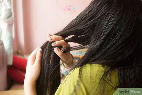 Image titled Straighten Hair with a Roller Brush Step 15