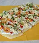 Make Vegetable Pizza