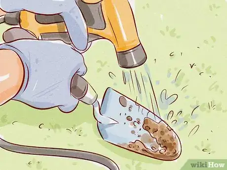 Image titled Care for Lawn Tools Step 1