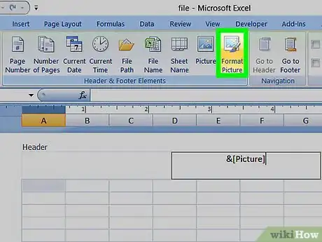 Image titled Add Watermark in Excel on PC or Mac Step 8