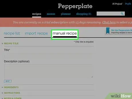Image titled Add a Recipe to Pepperplate Step 9