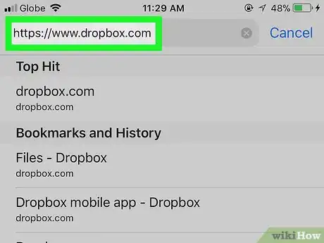 Image titled Change Your Email on Dropbox on iPhone or iPad Step 2