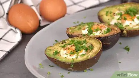 Image titled Bake Eggs in an Avocado Step 11