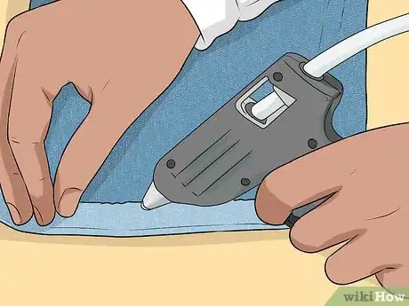 Image titled Hem Jeans with Hot Glue Step 11