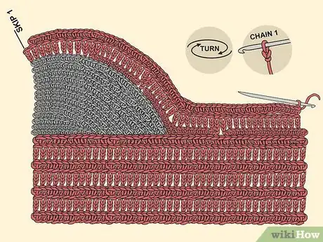 Image titled Crochet a Christmas Stocking Step 21