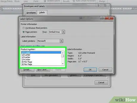 Image titled Create Address Labels from Excel on PC or Mac Step 10