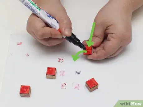 Image titled Ink Stamps with Markers Step 9