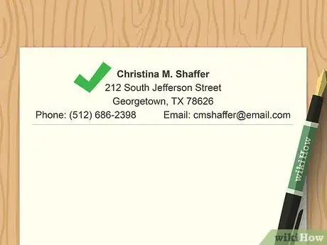 Image titled Begin a Resume Step 9