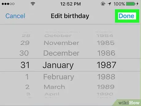 Image titled Add Your Birthday on Twitter on iPhone or iPad Step 7