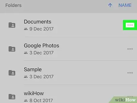 Image titled Share a Folder on Google Drive on iPhone or iPad Step 2