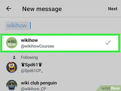 Image titled Send a Private Message on Twitter Step 5