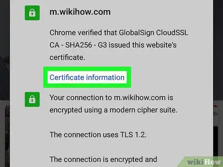 Image titled See an SSL Certificate in Chrome Step 9