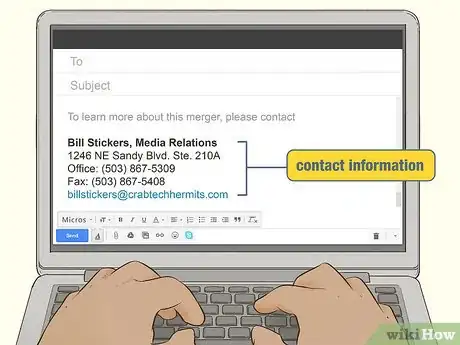 Image titled Address a Press Release Step 9