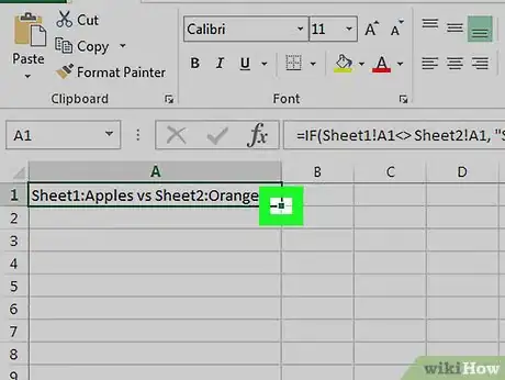 Image titled Compare Data in Excel Step 16