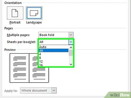 Image titled Make a Booklet in Word Step 5