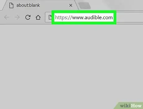 Image titled Purchase an Audible Book on PC or Mac Step 1