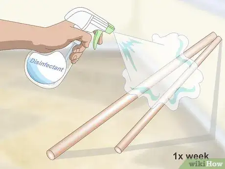 Image titled Clean and Maintain a Lovebird Habitat Step 6