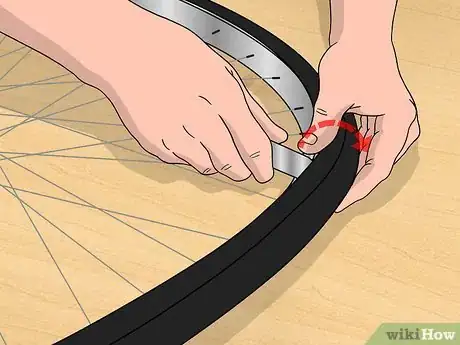 Image titled Install Foam Bicycle Tires Step 7