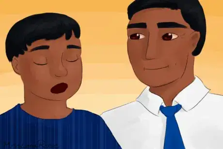 Image titled Boy and Well Dressed Man Talk.png