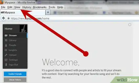 Image titled View Hidden Information on MySpace Step 3
