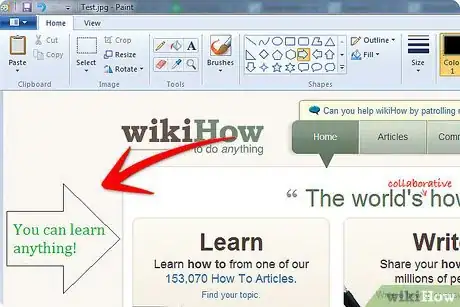 Image titled Create Annotated Screenshots Using Windows Paint Step 11