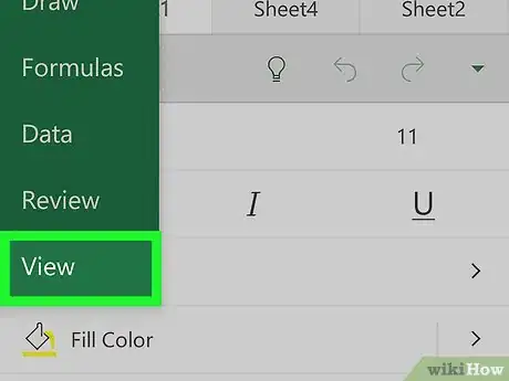 Image titled Hide Gridlines in Excel on Android Step 5