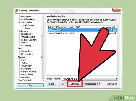 Image titled Change Visualizations in Winamp Step 9