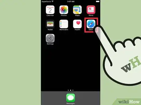 Image titled Make Bookmarks in Safari for iOS Step 1