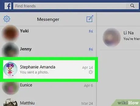 Image titled Hide Messages You Have Read on Facebook Messenger on a PC or Mac Step 4