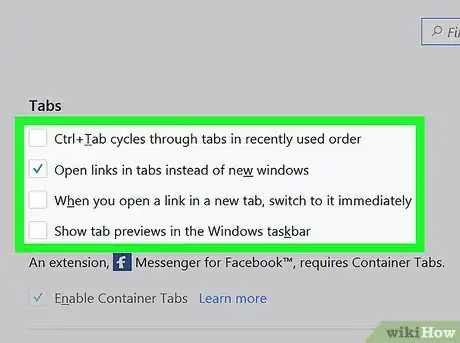 Image titled Change the Tab Settings on Firefox Step 7