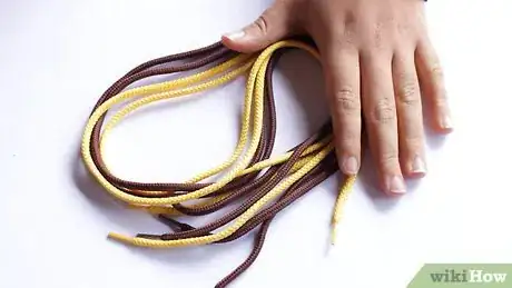 Image titled Make a 4 or 8 Part Round Braid Step 1