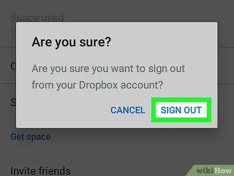 Image titled Log Out on Dropbox on Android Step 5