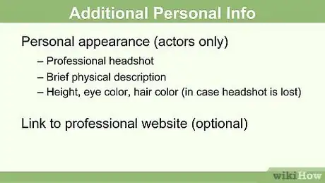 Image titled Write a Theater Resume Step 2